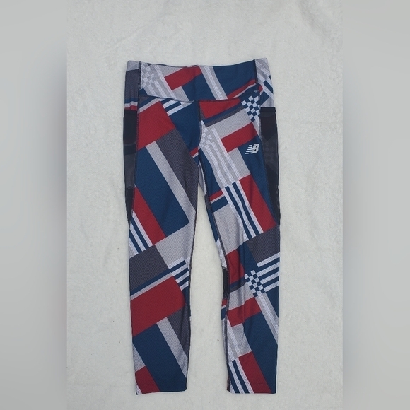 New Balance Active Sporty Yoga Women's Legging Pants Size M Multicolor - Picture 2 of 9